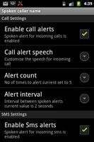 Talking SMS and Caller ID Free Affiche