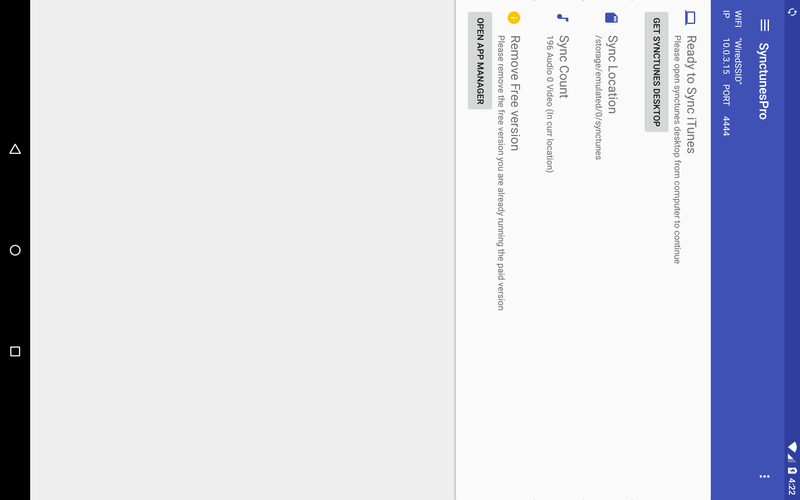 Synctunes for android Synctunes for android