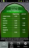 Masjid Timetable screenshot 2