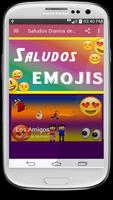 Emojis con Saludos Diarios de Motivación الملصق