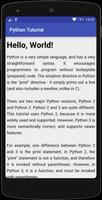 Python Tutorial & Compiler Pro capture d'écran 3