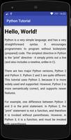 Python Tutorial and Compiler تصوير الشاشة 3