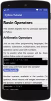 Python Tutorial and Compiler screenshot 4