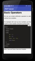 PHP Tutorial and Compiler screenshot 3