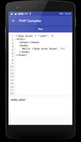 PHP Tutorial and Compiler screenshot 1