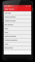 Ruby Tutorial and Compiler capture d'écran 2