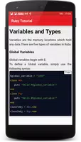Ruby Tutorial and Compiler screenshot 3
