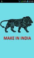 Make In India Initiative الملصق