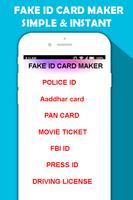 Fake ID Card Maker پوسٹر