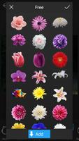 Stickers: Flowers capture d'écran 2