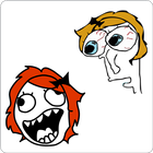 Stickers: Rage Women's Faces أيقونة