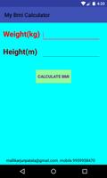 BMI Calculator Absolute Weight plakat