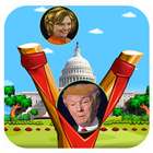 Angry Trump Vs Angry Hillary icon