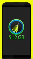 512 GB Storage Space Cleaner plakat