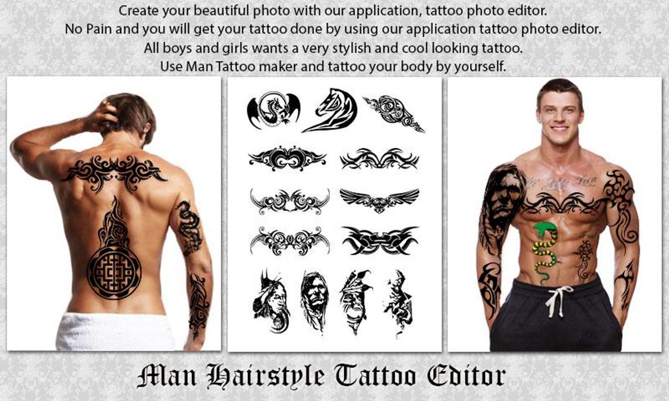 Man Hairstyle Tattoo Editor APK Download - Free 