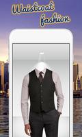 Man Waistcoat Photo Suit الملصق