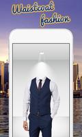 Man Waistcoat Photo Suit تصوير الشاشة 2