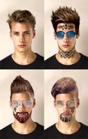 Men Photo Editor ( beard , hairstyle ,tattou .. ) скриншот 1