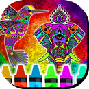 Mandalas d'animaux Pour Colorier APK