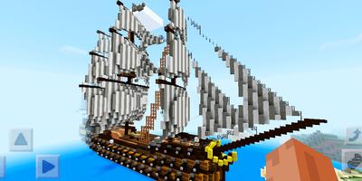 Warships of Middle Ages. Map for MCPE capture d'écran 1