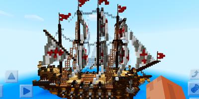 Warships of Middle Ages. Map for MCPE capture d'écran 3