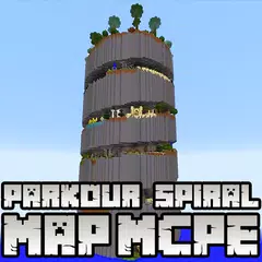 Map Parkour Spiral for Minecraft PE APK download