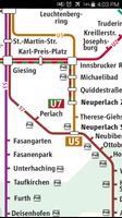 Munich Metro Map capture d'écran 2