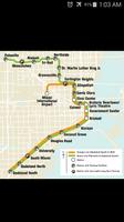 Miami Metro Map Affiche