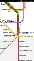 Milan Metro & Rail Map capture d'écran 2