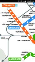 Montreal Metro Map syot layar 2