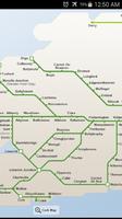 Ireland Rail System Map capture d'écran 1