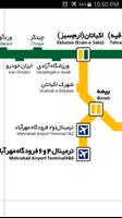 Tehran Metro Map capture d'écran 2