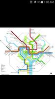 Washington DC Metro Map poster