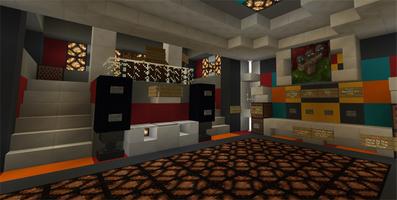 Smart Modern House Map for Minecraft PE Affiche