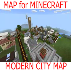 Modern City map for Minecraft APK download