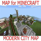 Modern City map icône