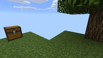 Sky Block map for minecraft PE poster