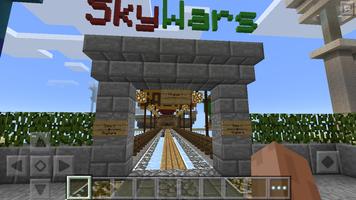 Sky Wars map for Minecraft PE poster
