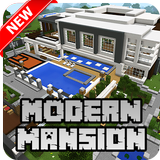 New Modern Mansion Map for Minecraft PE icône