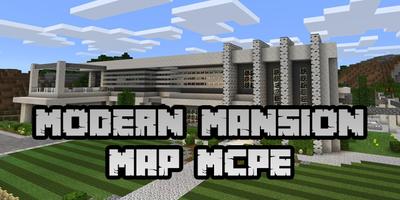 New Modern Mansion Map for Minecraft PE تصوير الشاشة 1