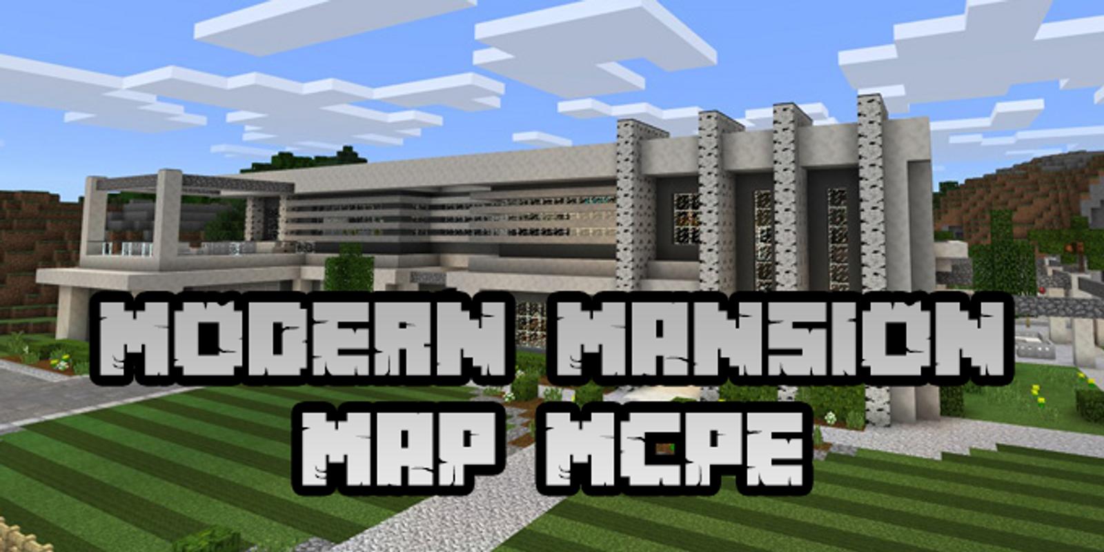 New Modern Mansion Map for Minecraft PE for Android - APK New Modern Mansion Map for Minecraft PE for Android - APK