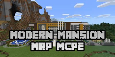 New Modern Mansion Map for Minecraft PE captura de pantalla 2