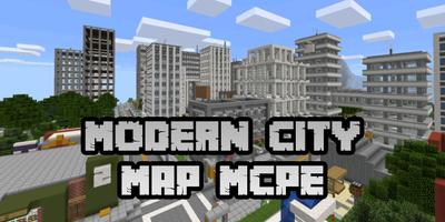 New Modern City Map for Minecraft PE capture d'écran 1