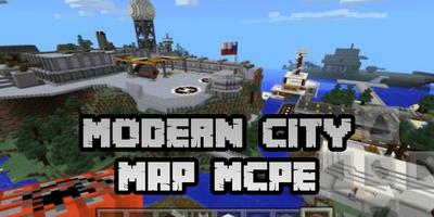 New Modern City Map for Minecraft PE capture d'écran 2