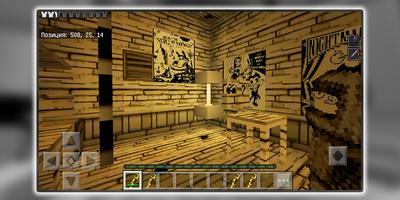 Novo mapa Bendy Ink Machine Episódio 5 Minecraft imagem de tela 1