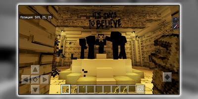 New Map Bendy Ink Machine Episode 5 Minecraft ảnh chụp màn hình 2