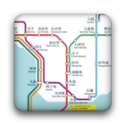 Hong Kong MTR subway map icône