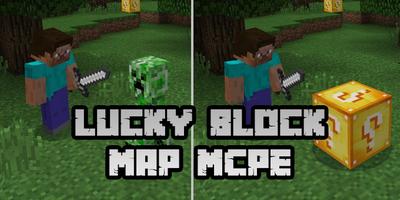 New Lucky Block Map for Minecraft PE syot layar 1