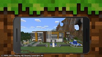 Super Mansion map for MCPE Plakat