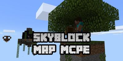 New Skyblock Map for Minecraft PE Affiche